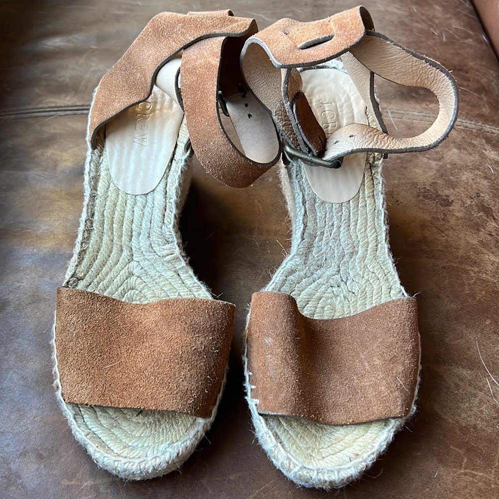 J Crew Espadrille Wedge Sandals